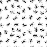 senza soluzione di continuità modello con formiche. vettore