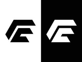 e lettera logo design vettore