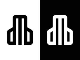 dmb lettera logo design vettore