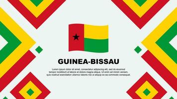 guinea-bissau bandiera astratto sfondo design modello. guinea-bissau indipendenza giorno bandiera sfondo vettore illustrazione. guinea-bissau modello