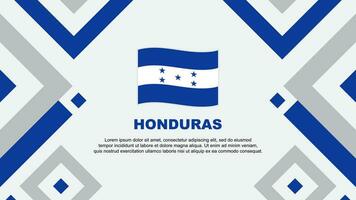 Honduras bandiera astratto sfondo design modello. Honduras indipendenza giorno bandiera sfondo vettore illustrazione. modello