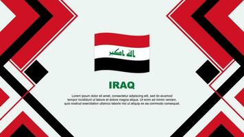 Iraq bandiera astratto sfondo design modello. Iraq indipendenza giorno bandiera sfondo vettore illustrazione. Iraq bandiera