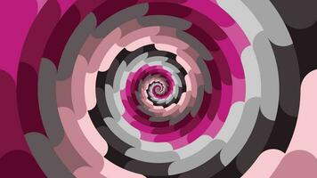 abstarct spirale contorto tratteggiata il giro vortice stile viola colore sfondo vettore