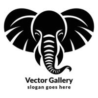 vettore elefante illustrazione logo