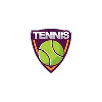 logo del tennis distintivo sportivo logo americano sport vettore