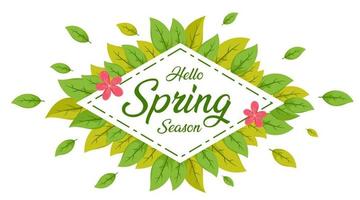 sfondo stagione primaverile, ciao primavera, sfondo saldi primaverili, sfondo banner primavera vettore