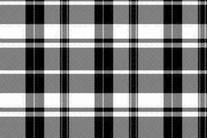 accogliente tessuto dai un'occhiata senza soluzione di continuità, scegliere tessile vettore modello. netto plaid sfondo struttura tartan nel nero e bianca colori.