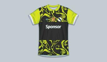 vettore calcio maglia design per sublimazione, sport t camicia design