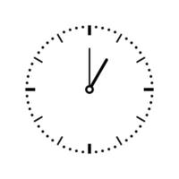 tempo e orologio icona vettore illustrazione design modello.