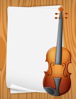 Banner di violino vettore