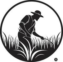 raccogliere eredità agricoltura logo vettore grafico fattoria armonia agricoltura vettore emblema