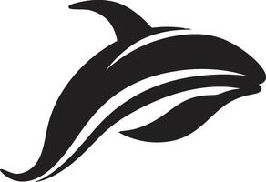 oceanico ovazione logo vettore icona costiero cadenza balena emblema design