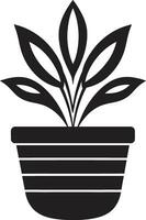 eco incanto iconico pianta vettore botanico brillantezza pianta logo design