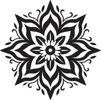 mistico medaglione mandala emblematico design radiante ruotare logo vettore mandala