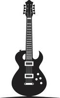 ritmico splendore chitarra icona design vettore musicale maestà chitarra logo vettore illustrazione