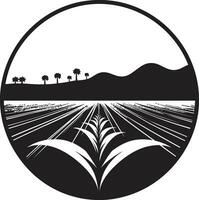 raccogliere eredità agricoltura icona vettore fattoria armonia agricoltura logo design icona