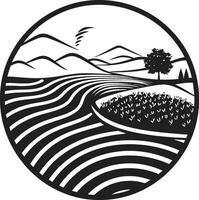 fattoria icona agricoltura logo design vettore raccogliere eredità agricoltura icona vettore