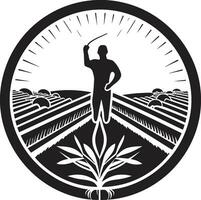 fattoria icona agricoltura logo vettore icona raccogliere eredità agricoltura logo vettore arte