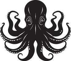 sereno aspirazione logo vettore icona tentacolo racconti polpo emblema design