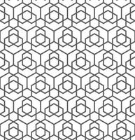 senza soluzione di continuità astratto geometrico modello nel esagono stile vettore