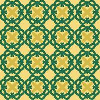 verde oliva giallo mandala arte senza soluzione di continuità modello floreale creativo design sfondo vettore illustrazione