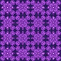 viola magenta viola lavanda mandala arte senza soluzione di continuità modello floreale creativo design sfondo vettore illustrazione