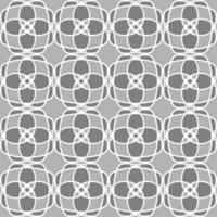 senza soluzione di continuità modello grigio mandala interno piatto design sfondo vettore illustrazione