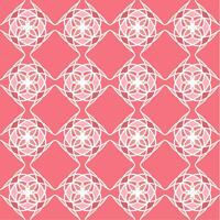 rosa magenta pesca rosa mandala senza soluzione di continuità floreale Vintage ▾ interno piatto design sfondo vettore illustrazione