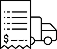 mezzi di trasporto conto schema vettore illustrazione icona