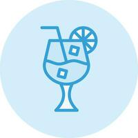 illustrazione del design dell'icona di vettore del cocktail