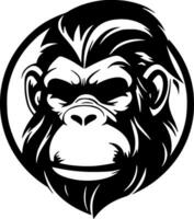 scimmia, minimalista e semplice silhouette - vettore illustrazione