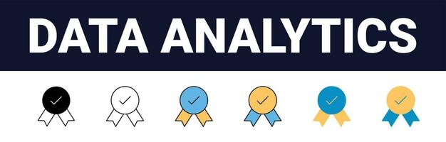 precisione intuizioni snella ragnatela icone per dati analisi, statistiche, e analitica minimalista schema, nero e colore riempire collezione nel vettore illustrazione. calcolatrice, dati, Banca dati,