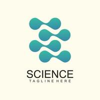 scienza logo modello design vettore