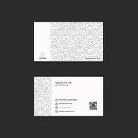 minimalista grigio onda modello moderno orizzontale attività commerciale carta modello vettore