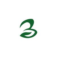 lettera B logo moderno stile vettore modello