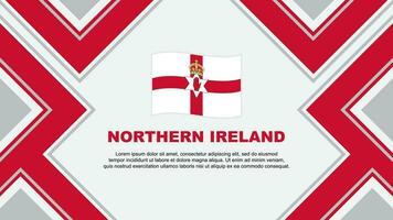settentrionale Irlanda bandiera astratto sfondo design modello. settentrionale Irlanda indipendenza giorno bandiera sfondo vettore illustrazione. settentrionale Irlanda vettore