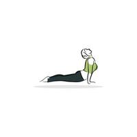 yoga e pilates pose logo , stilizzato vettore simboli, Salute cura e fitness concetto vettore illustrazione, adatto per il tuo design bisogno, logo, illustrazione, animazione, eccetera.