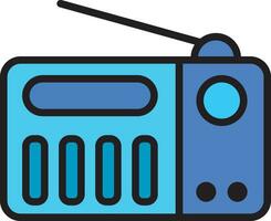 trasmissione Radio pieno vettore illustrazione