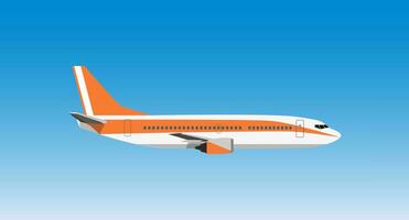 civile aviazione viaggio passeggeri aria aereo vettore illustrazione.