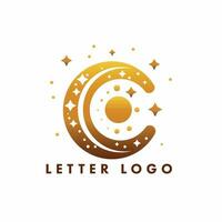 lettera c logo design vettore modello