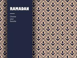 Arabo modello islamico Ramadan sfondo senza soluzione di continuità vettore sfondo ornamentale