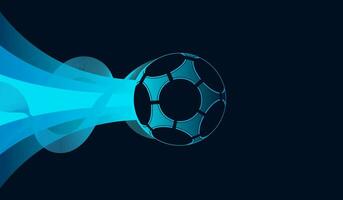 calcio calcio sfondo design. calcio palla vettore illustrazione.linee e strisce stile.luce striscia vettore illustrazione
