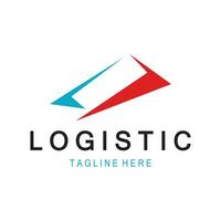 la logistica logo icona illustrazione vettore design distribuzione simbolo consegna di merce economia finanza