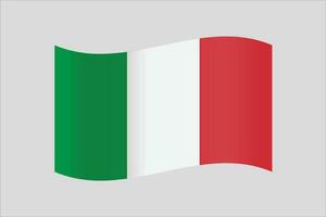 vettore illustrazione di Italia bandiera