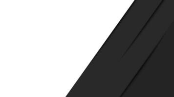 moderno astratto bianca e nero sfondo design. buio e bianca geometrico bandiera con ombra Linee. vettore illustrazione