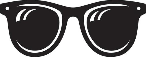 occhiali da sole vettore silhouette nero colore 7