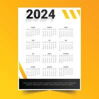 bianca e giallo 2024 evento progettista modello organizzare ufficio compito vettore