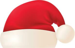 Natale cappello, Santa Claus cappello. vettore