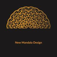 nuovo design del mandala vettore