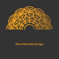 nuovo design del mandala vettore